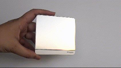 施耐德皓呈系列小夜灯现场效果,施耐德颜值开关插座