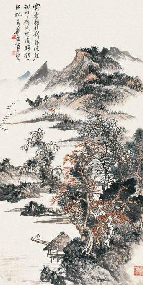 郑午昌花鸟,丝鬓散人郑午昌百幅绘画作品赏析