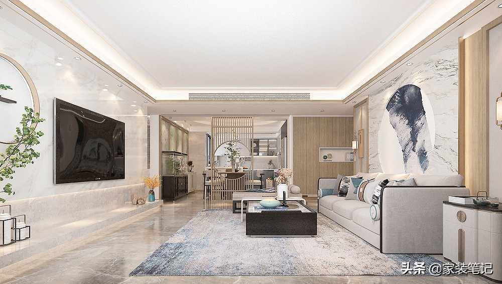 适合年轻人温馨新中式装修小户型,新中式新房装修设计哪款好看