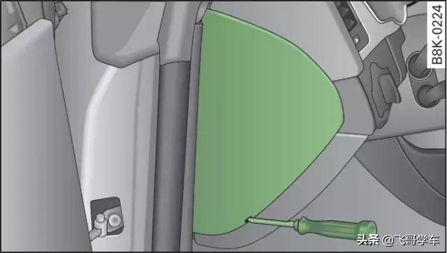 奥迪a3高位刹车灯保险丝位置,新款奥迪a3保险丝