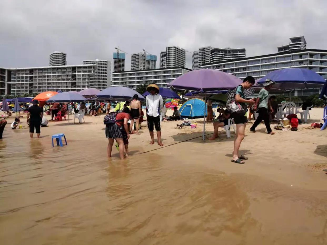 华润小径湾海滩,华润小径湾海边退潮时间