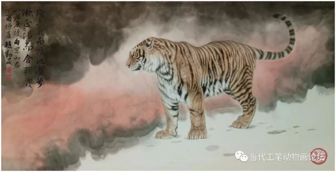 免费学工笔画,最全的画虎技法收集