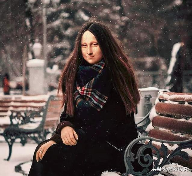 用自己的嘴恶搞世界名画,世界名画搞怪版100幅