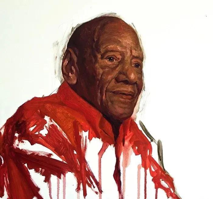 半成品看上去也如此精彩：美国画家路易斯的肖像作品