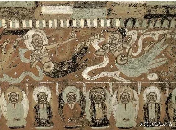 餐厅工业风国潮壁画,18d浮雕壁画国潮