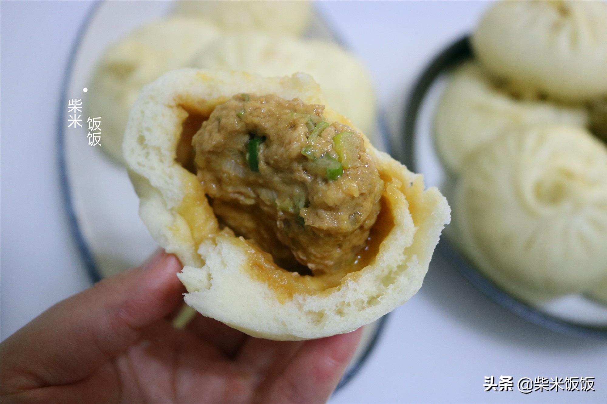 想吃大肉包，手把手教你在家做，香软不塌陷，咬一口满嘴肉汤