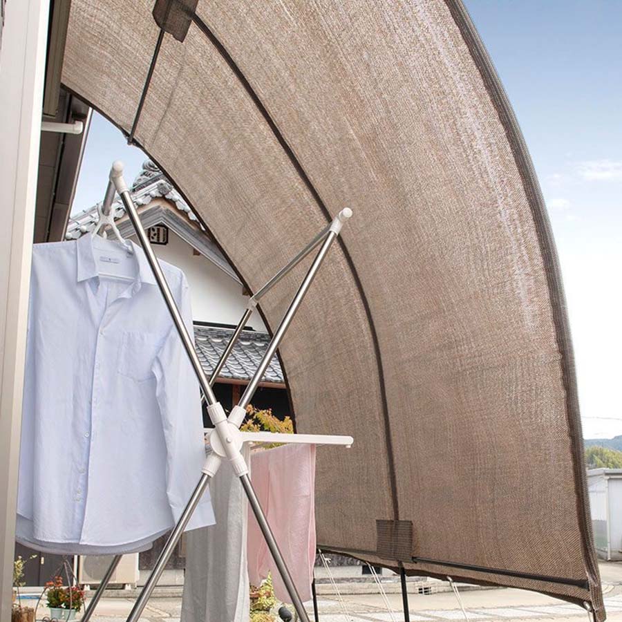 日式小型阳台晾衣,阳台晾衣简单又实用