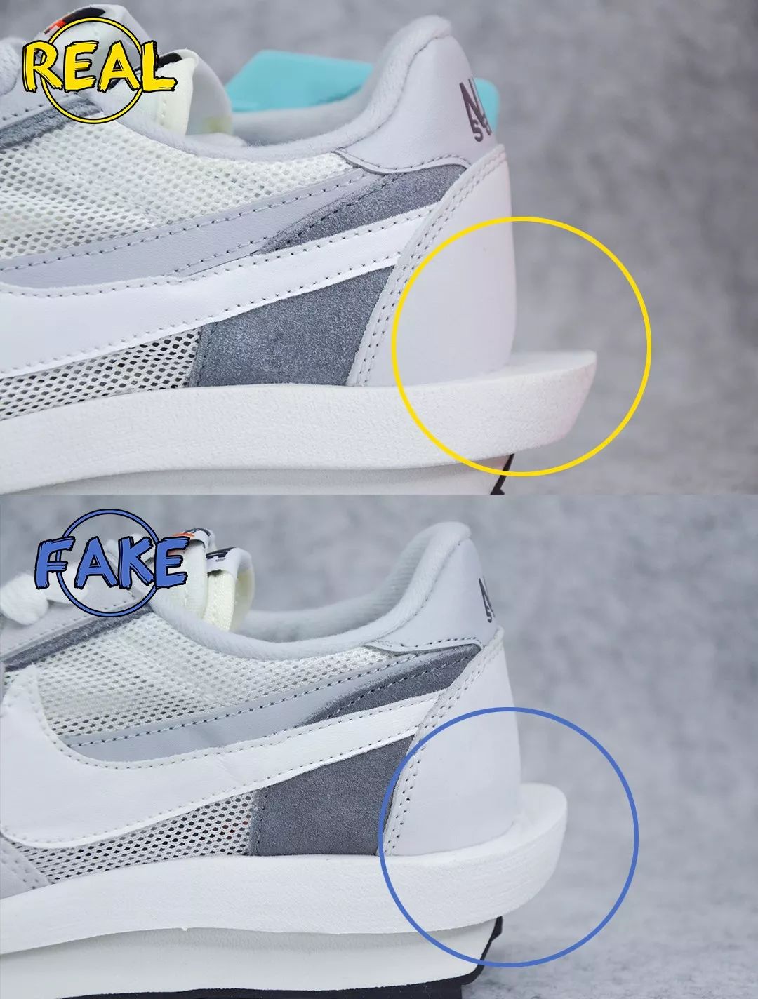 nikesacaildvwaffle鐪熷亣杈ㄥ埆,sacaixnikeldvwaffle娴嬭瘎