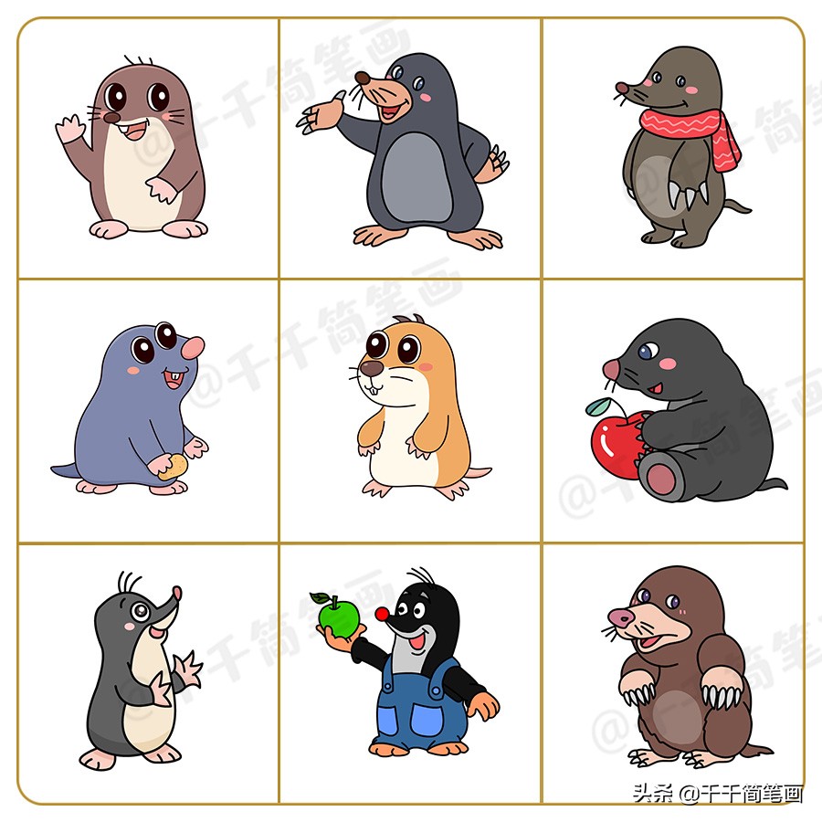 幼儿园里的小朋友儿童画,幼儿园创意儿童画又简单又漂亮