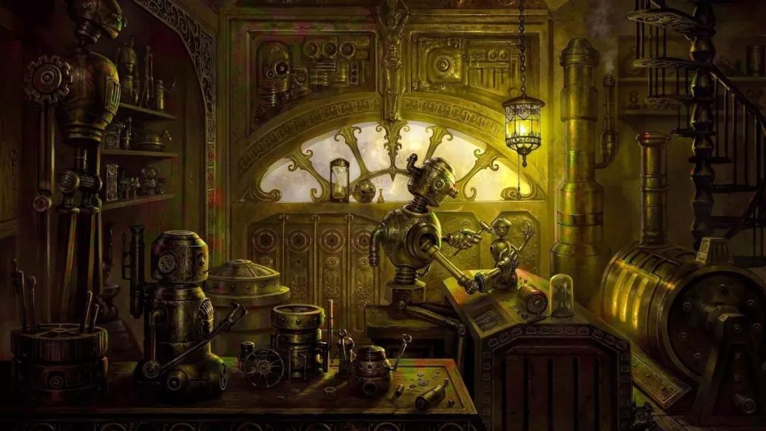 蒸汽朋克风创意美术,蒸汽朋克幻想风格