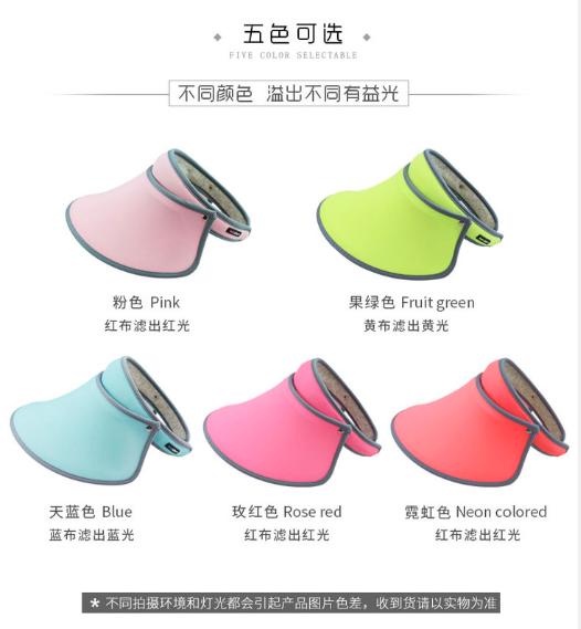 紫外线遮阳帽折叠,最实用的遮阳帽