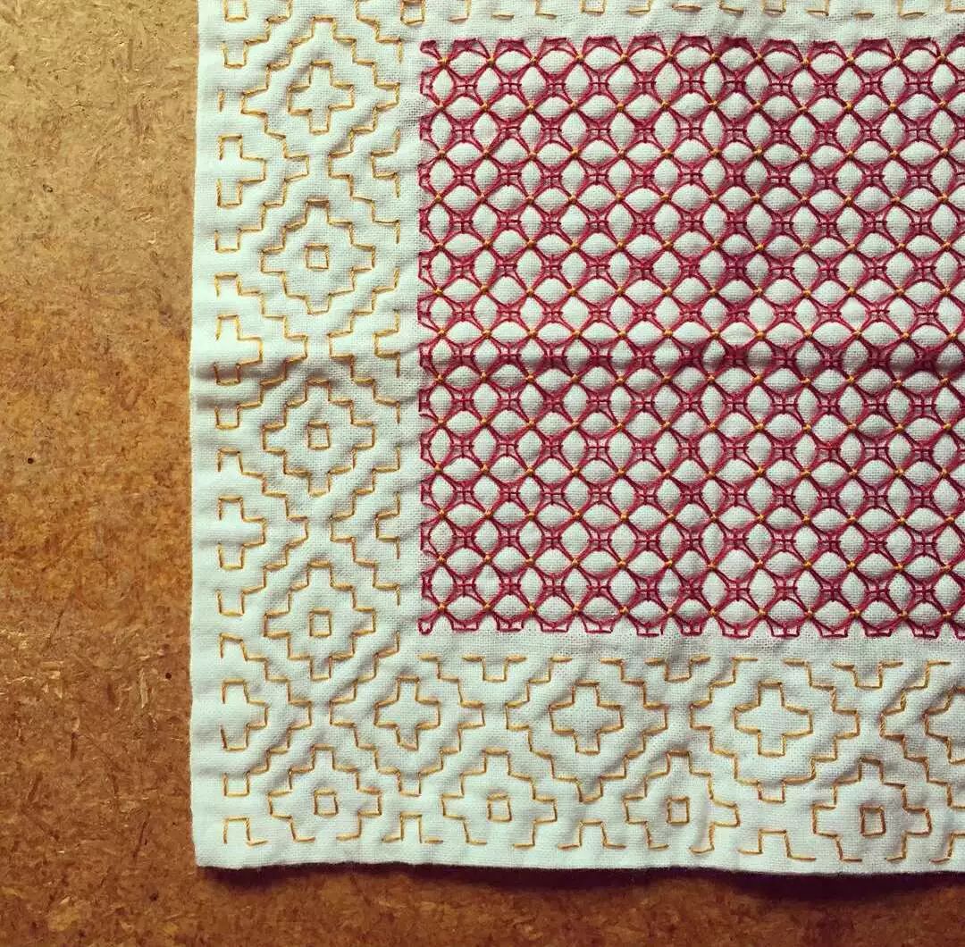 刺子绣基础教程,最简单的刺子绣教程