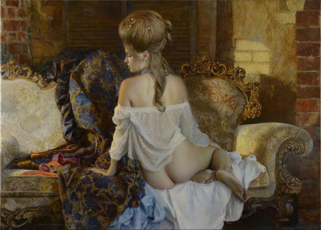 俄罗斯的女画家画的唯美油画,俄罗斯女画家油画视频