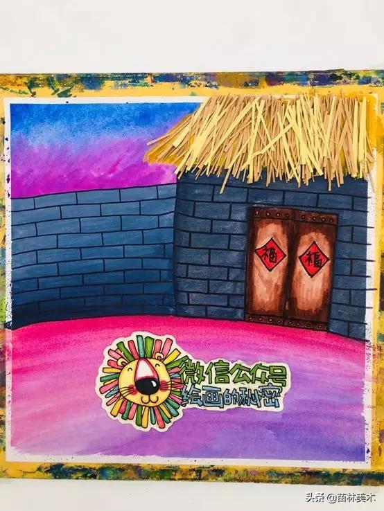 以春节为主题的儿童画简笔画,2022年元旦和春节主题儿童画素材