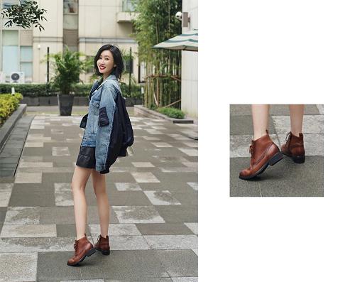 黎贝卡短靴,黎贝卡方头靴