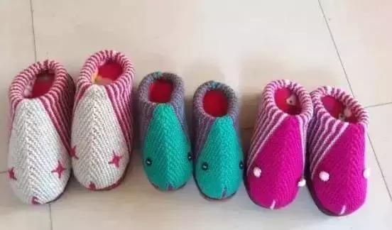 毛线拖鞋棒针编织视频教程38码女,棒针毛线拖鞋编织教程全过程简单