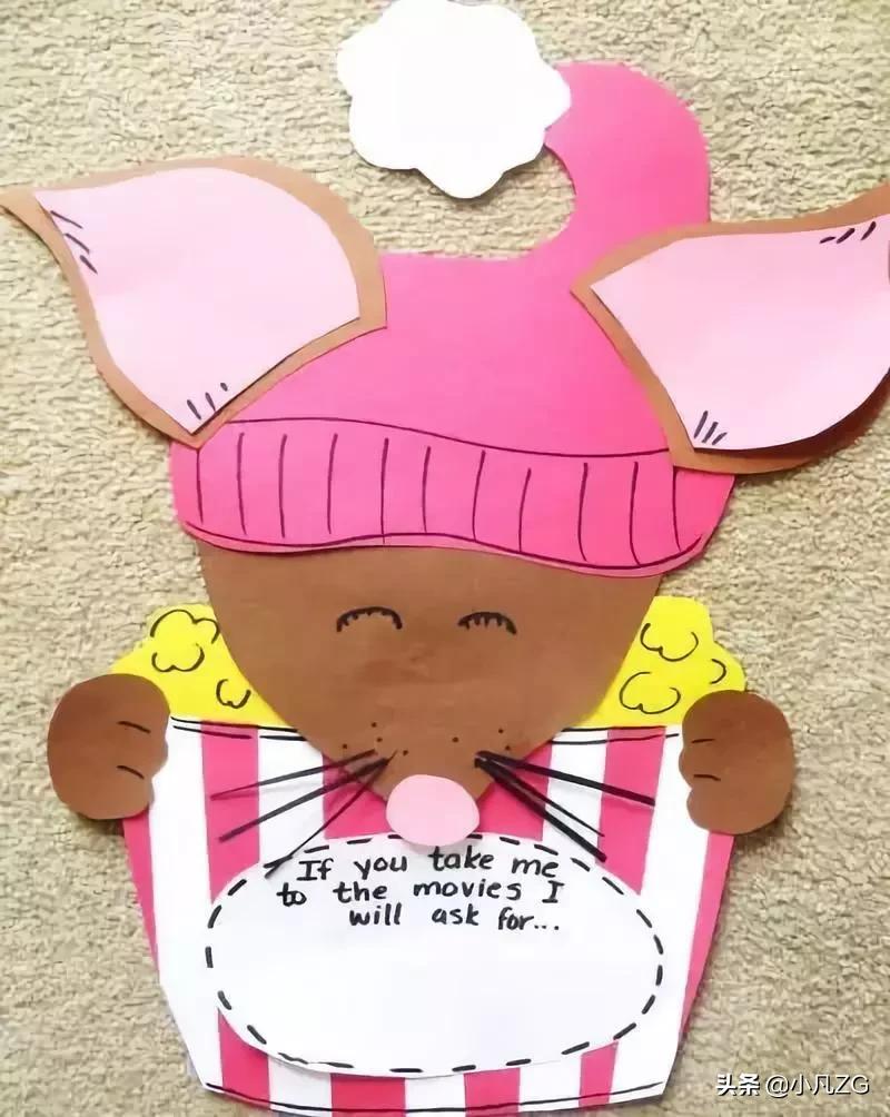 手工制作小老鼠幼儿园,亲子手工制作小老鼠幼儿园