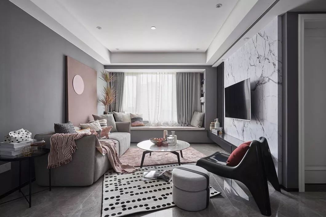 烟粉高级灰撩人的轻熟风,设计高级灰烟粉撩人轻熟风