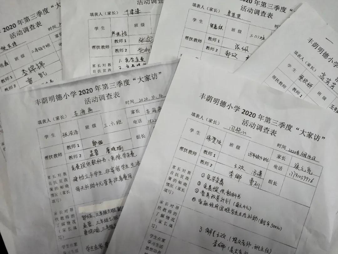 教育扶贫家访活动简讯,结对帮扶送温情入户慰问暖人心