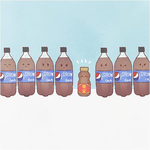 100个水彩美食插画,奈良美食插画