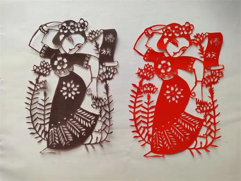 傣族传统剪纸图片,傣族服饰剪纸做法