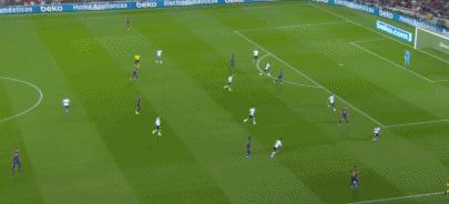 西甲双雄精彩片段,巴萨半场7-0瓦伦西亚