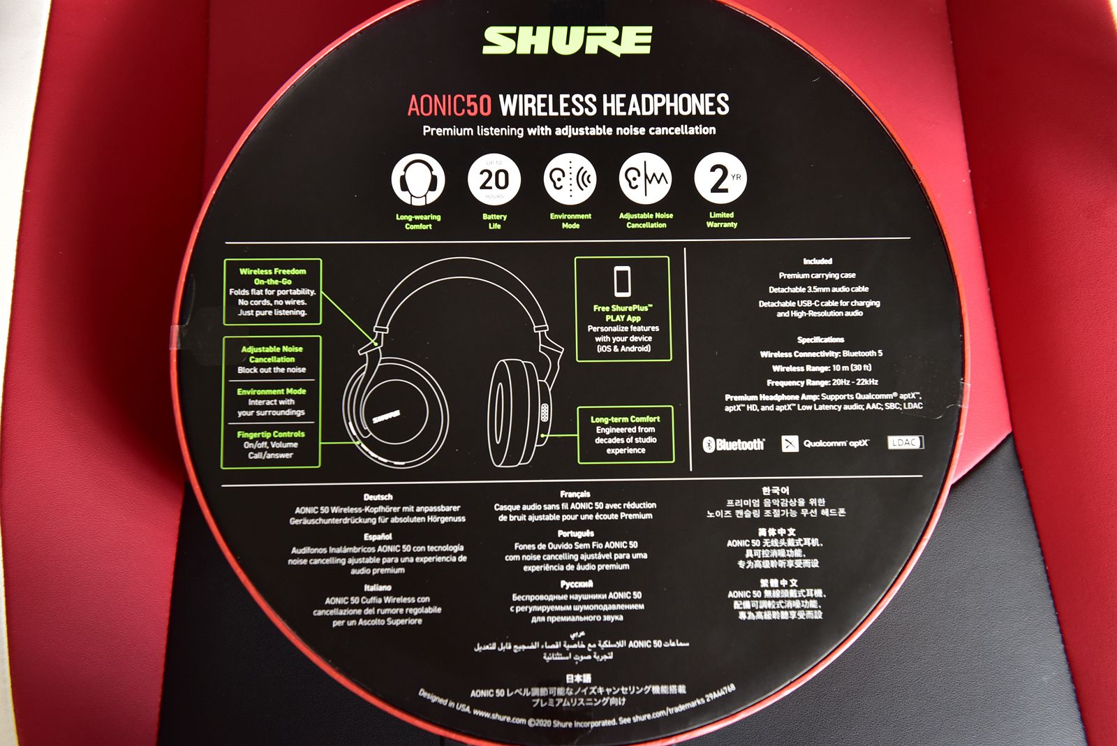 舒尔aonic50降噪如何,头戴耳机测评舒尔shureaonic50