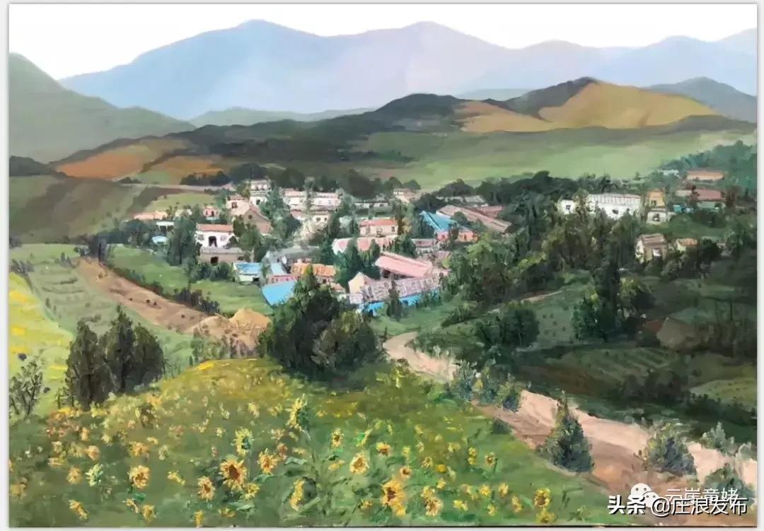 庄浪画家张嘉科山水画作品欣赏,庄浪画家