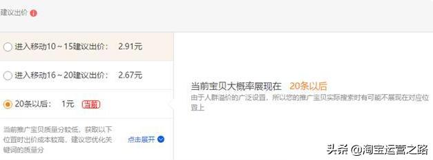 这些直通车的权重算法，作为运营你要知道