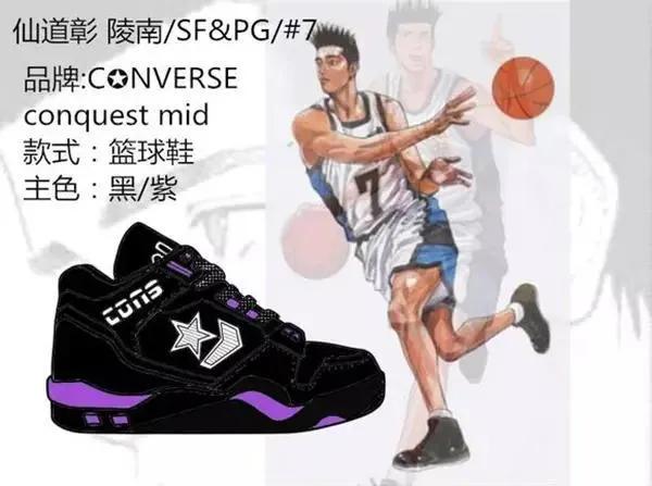 盘点灌篮高手的球鞋,灌篮高手追忆