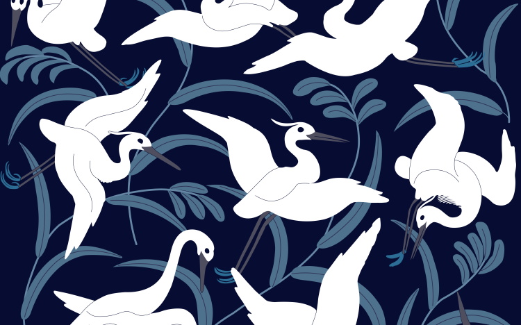 中国风墙绘素材图片国潮科技感,国潮风手绘背景墙