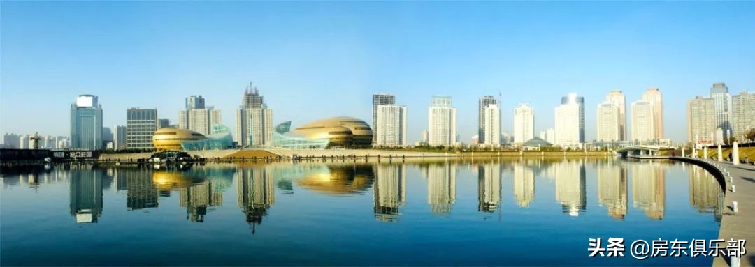 夜幕下的北龙湖金融岛,北龙湖金融岛为啥非要修成圆的