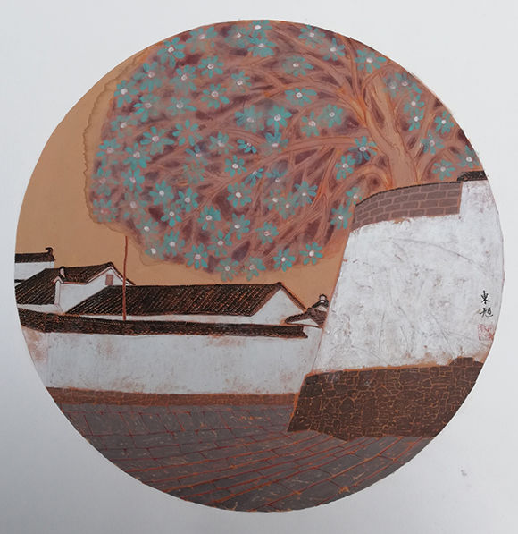 栗东旭画家作品,栗东旭国画