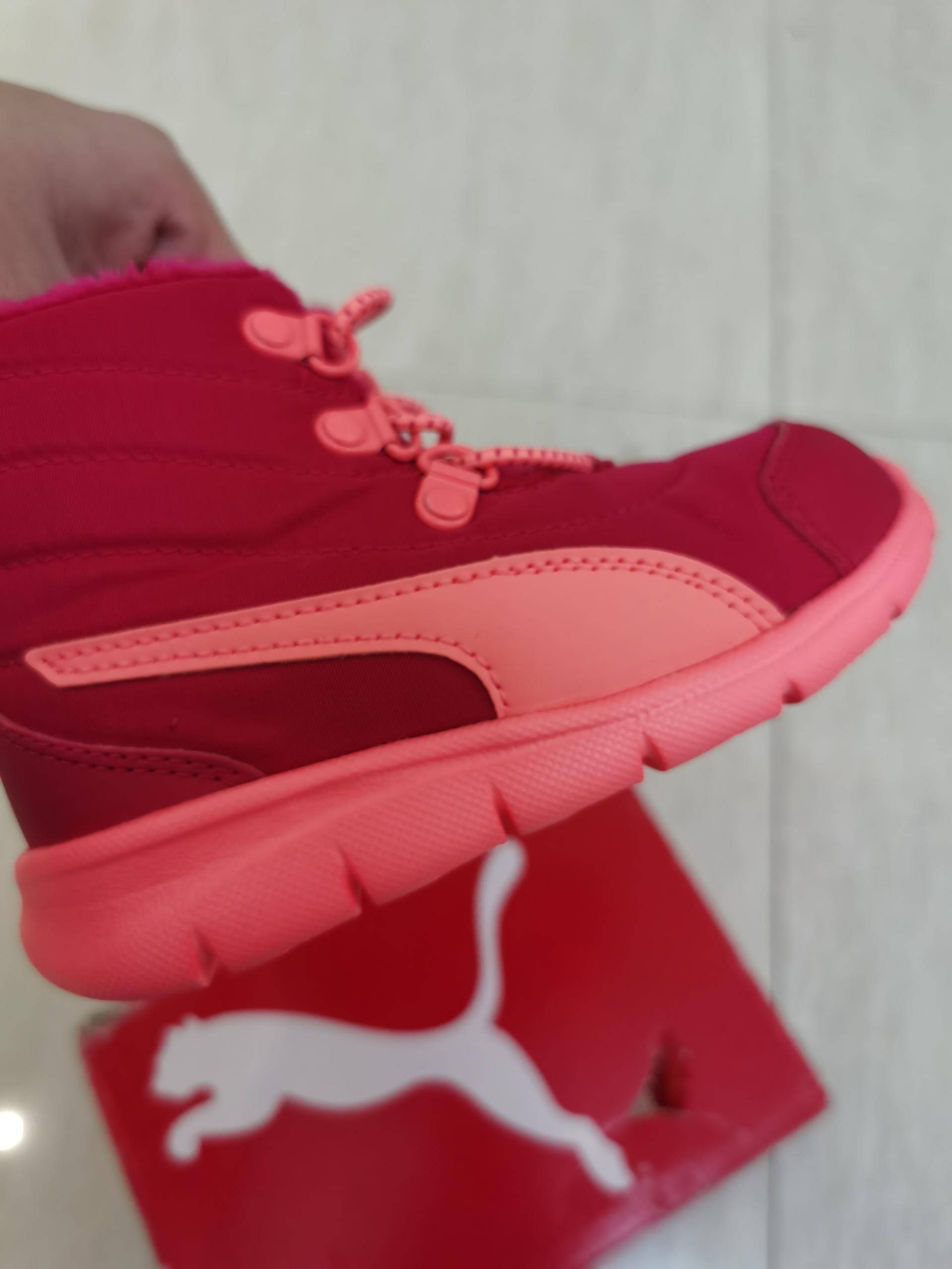 「双十一晒单」踏雪无忧：彪马小童加绒运动靴