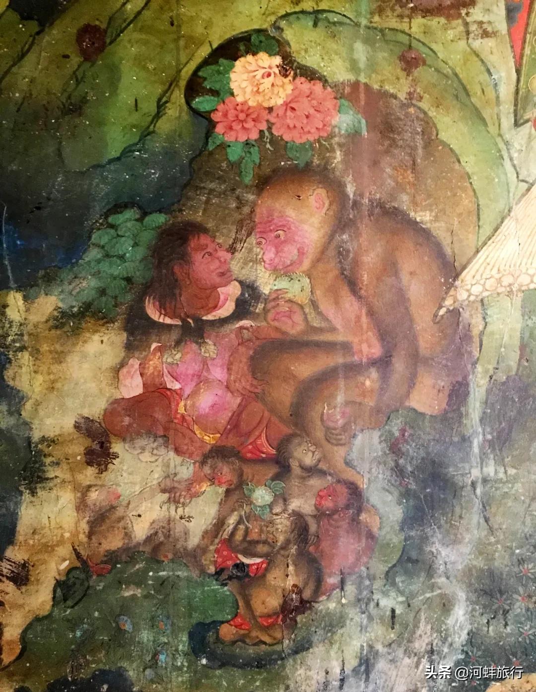 布达拉宫壁画西藏历史,吐蕃国布达拉宫壁画