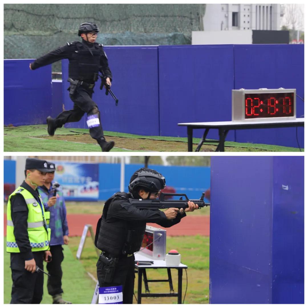 阜阳特警实战比武竞赛,三连冠夺冠视频