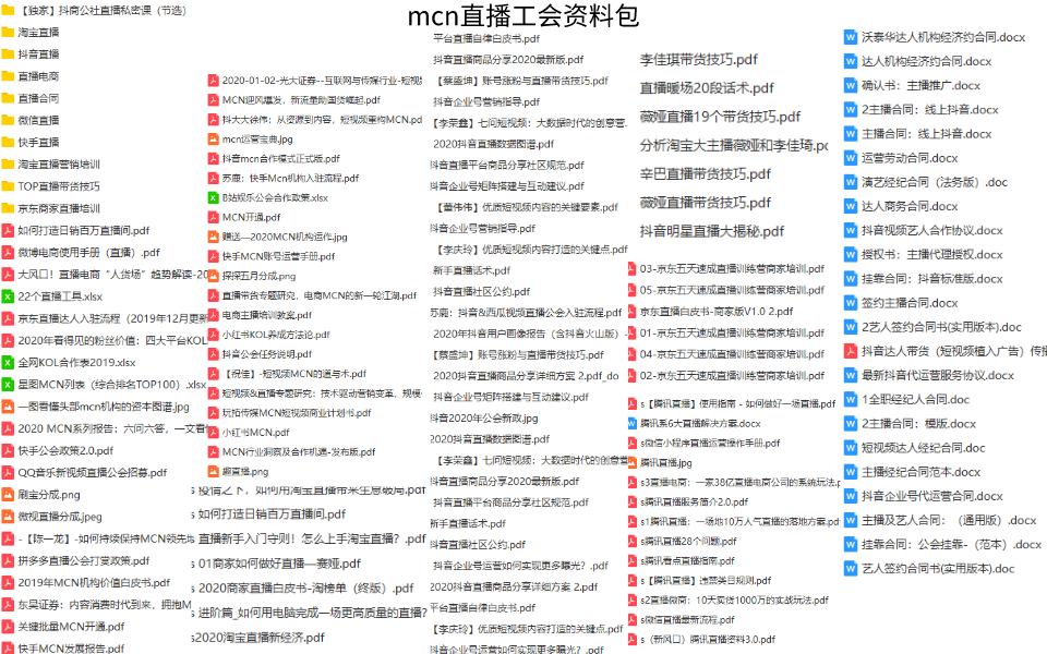 mcn直播营销方案,直播带货商业模式策划书