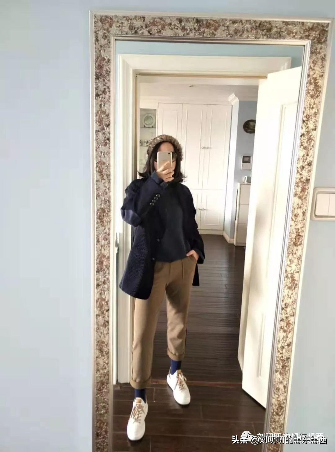 羊绒衫穿搭技巧秋冬,休闲装搭配冬款