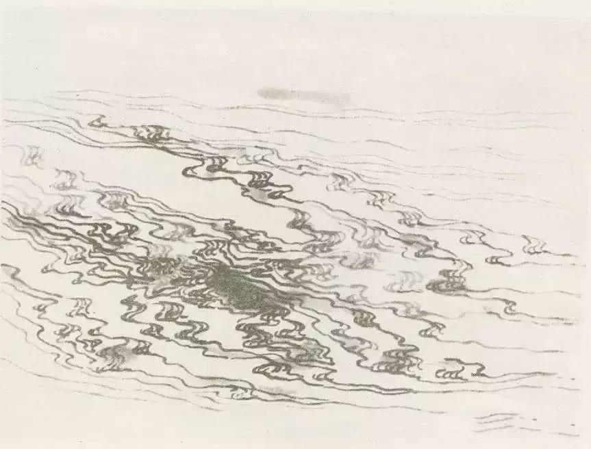 中国画技法入门怎样画水,画水中国画