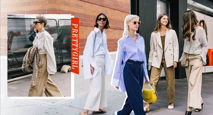 窄版西装裤秋冬如何配上衣,窄版西装裤和阔腿西装裤该怎么选