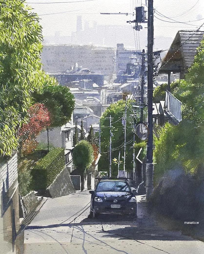 水彩大师笔下的花卉,简单唯美的水彩花卉