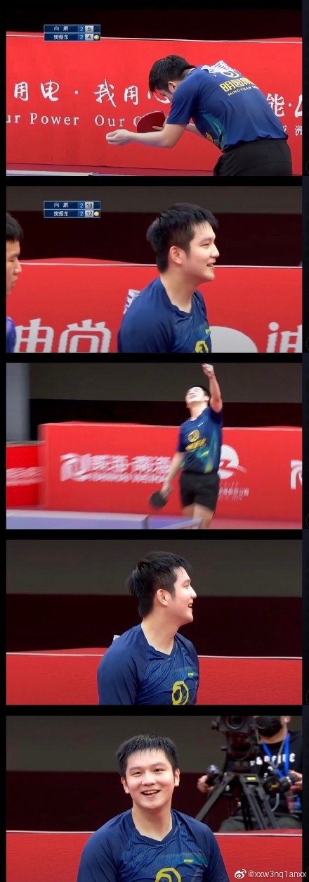 樊振东倒地爆冲瞬间,樊振东被王皓9-3翻盘完整视频