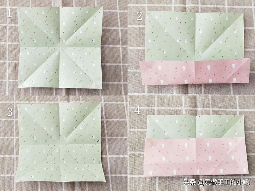 一束花朵手工折纸百合,百合折纸花朵折法图解