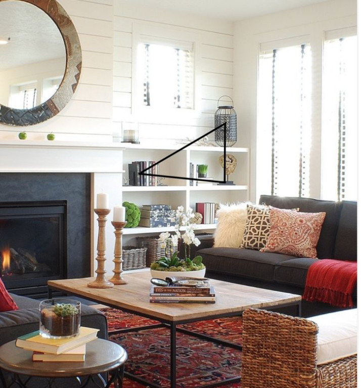 140平米北欧拼色实木风格装修,新中式田园风北欧风格装修效果图