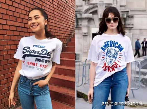 超模刘雯最爱的风格短袖,春天里的万能单品不能少
