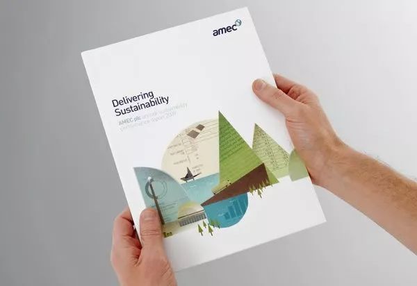 公司画册封面简单大气,红色画册封面手绘简约大气