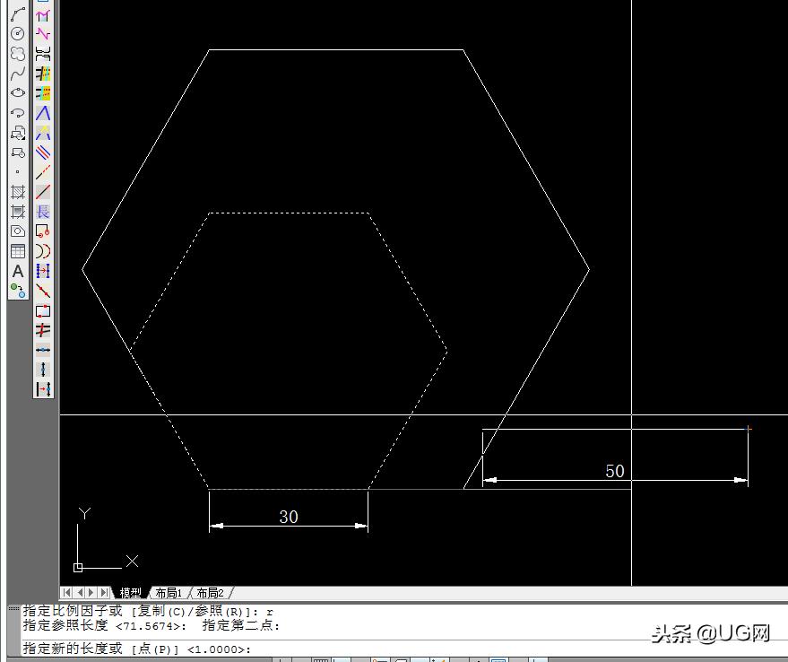 cad参照底图怎么用sc调尺寸,cad比例缩放sc命令如何使用