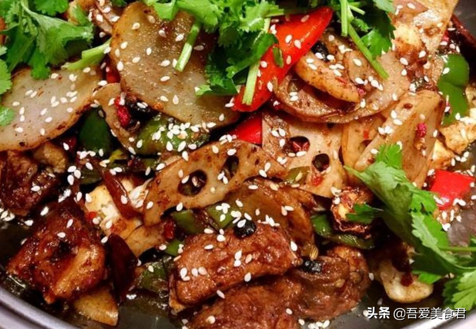 干锅菜系教程,干锅店的配方