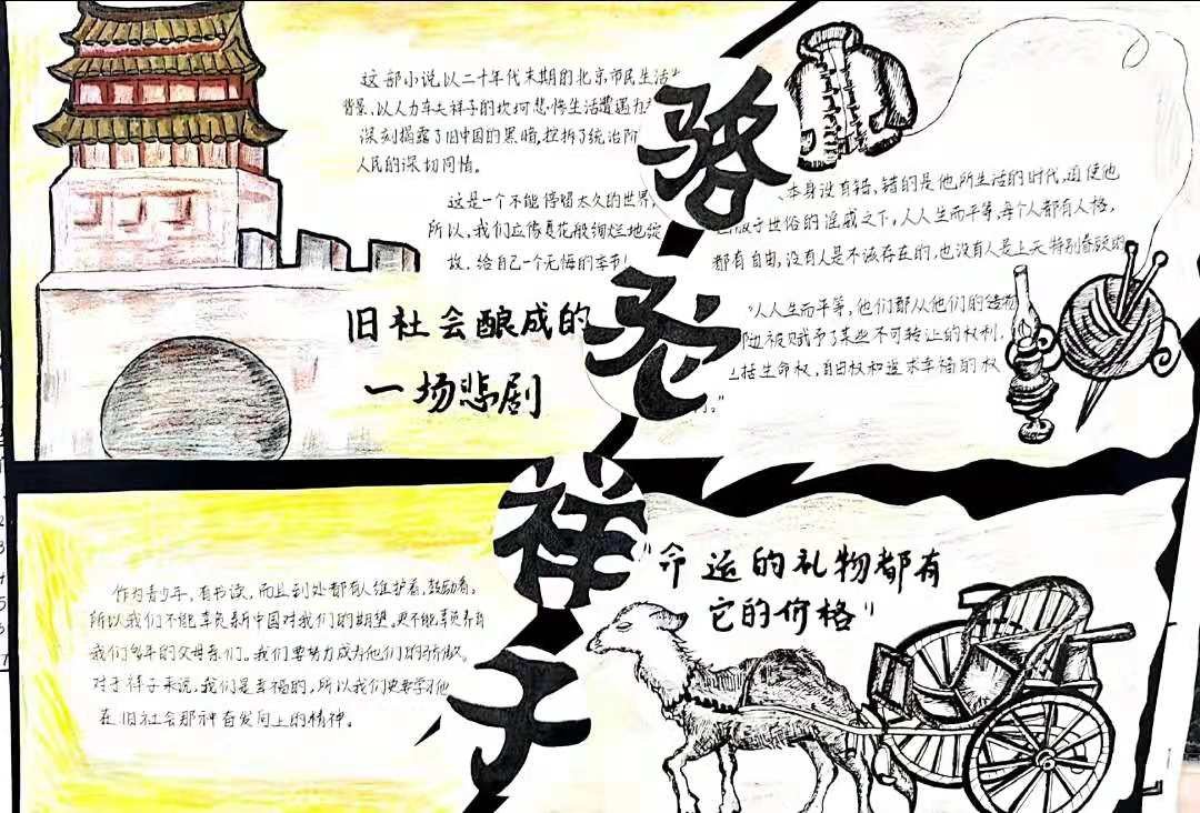 读名著学写作小学生,读古典名著品味人生主题小报