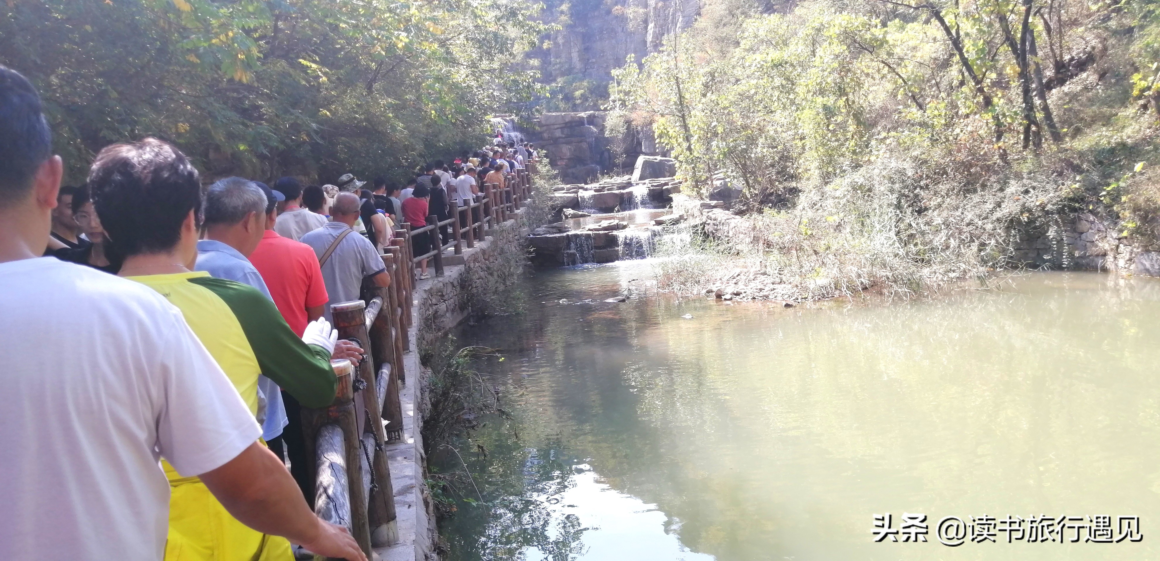 青州黄花溪秋色风景图片,潍坊青州的旅游景点黄花溪一日游